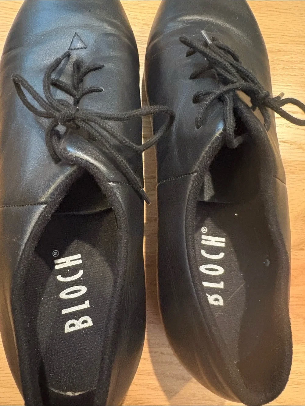 Men’s Bloch Black Leather Jazz Shoes Sz 10.5